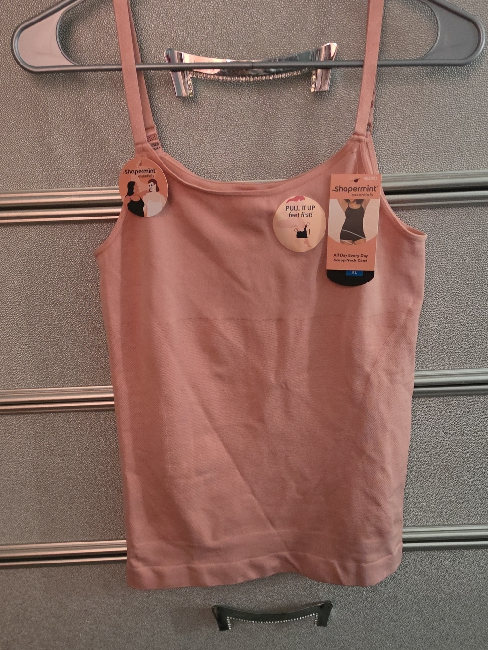 Shapermint Women’s Rose Pink Seamless Cami Tank